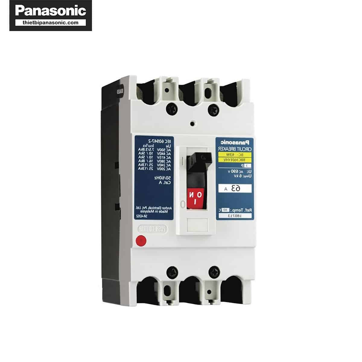 MCCB 3P 63A Panasonic BBC3601YHV