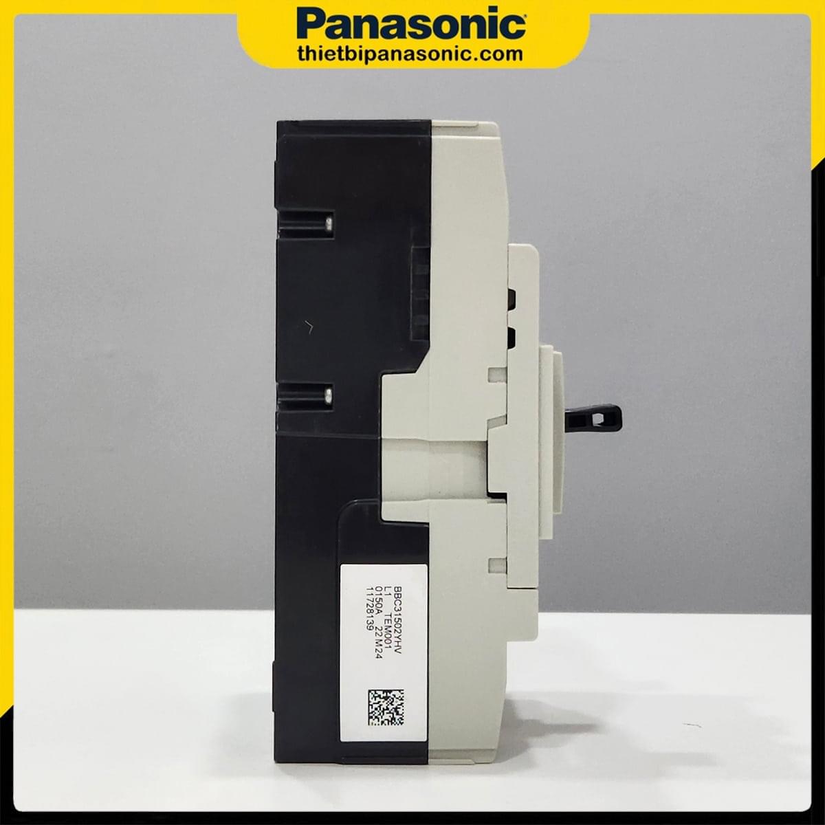 Cạnh bên trái của CB khối 3 pha Panasonic 200A BBC32001YHV