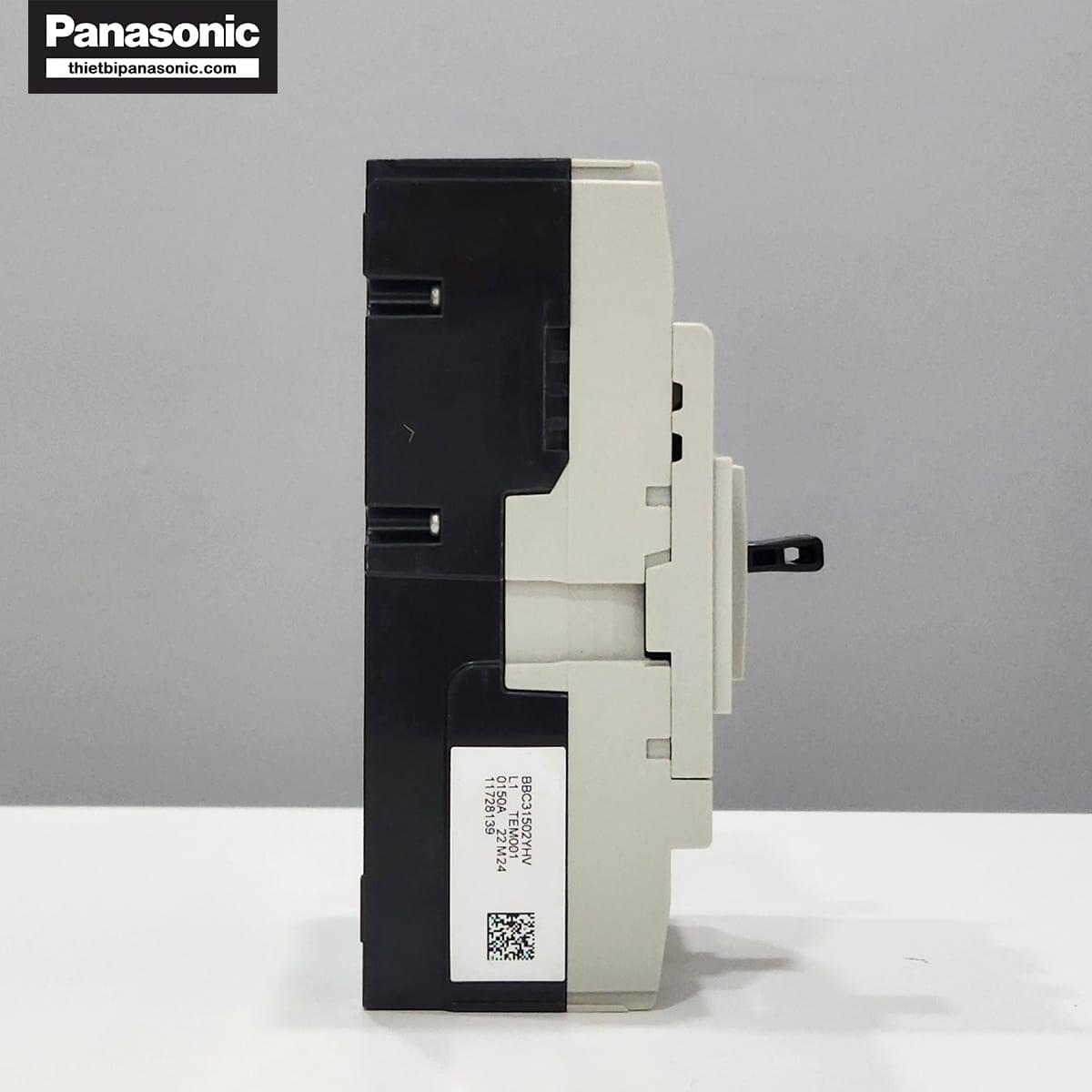 Cạnh bên trái của CB khối 3 pha Panasonic 200A BBC32001YHV