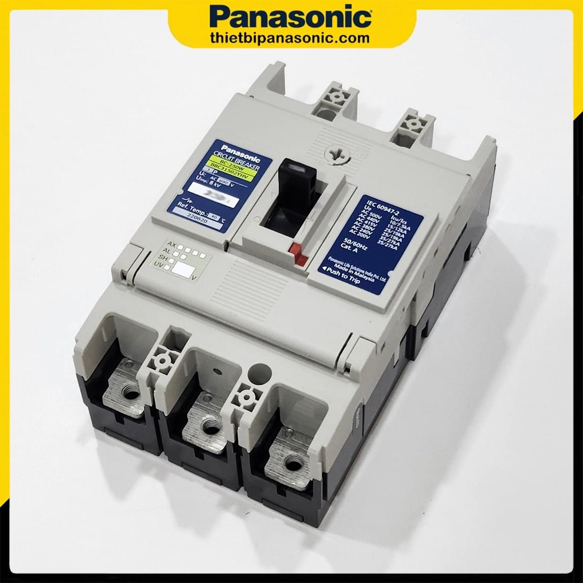 MCCB 3 pha Panasonic 200A BBC32001YHV đạt chuẩn IEC