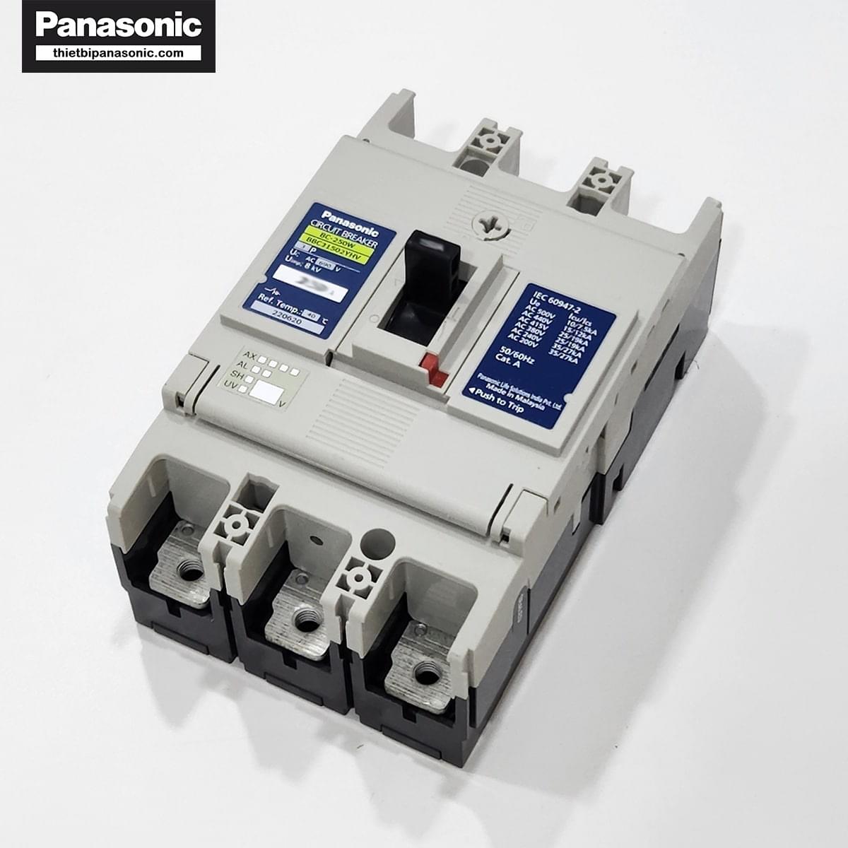MCCB 3 pha Panasonic 200A BBC32001YHV đạt chuẩn IEC