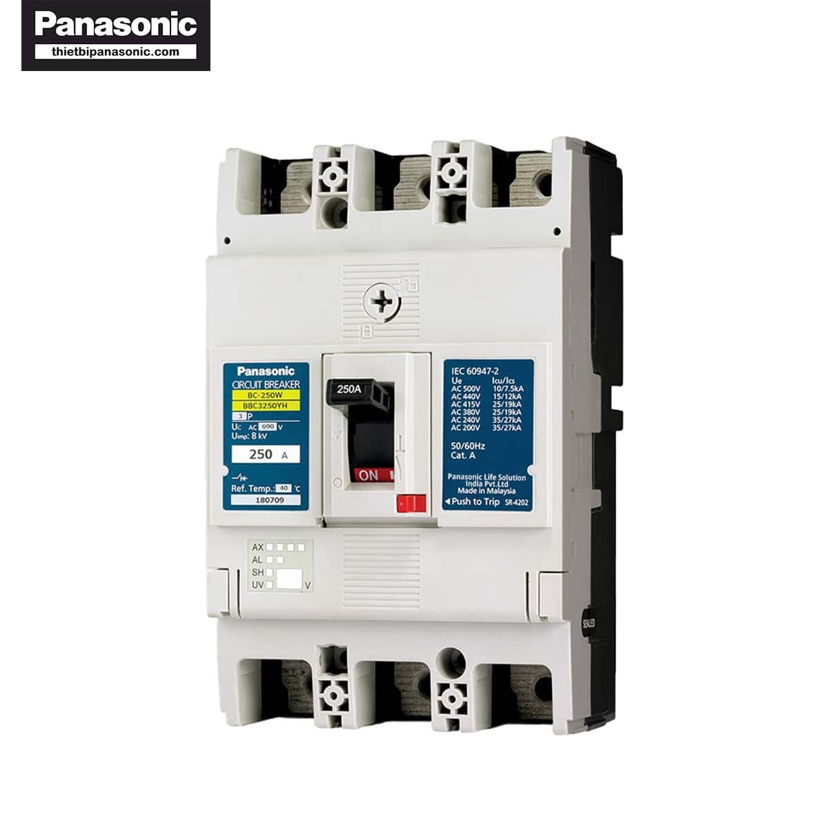 MCCB 200A 3P Panasonic BBC32001YHV