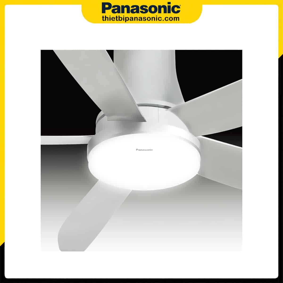 Quạt trần Panasonic F-60UFN với đèn LED mang ánh sáng trung tính