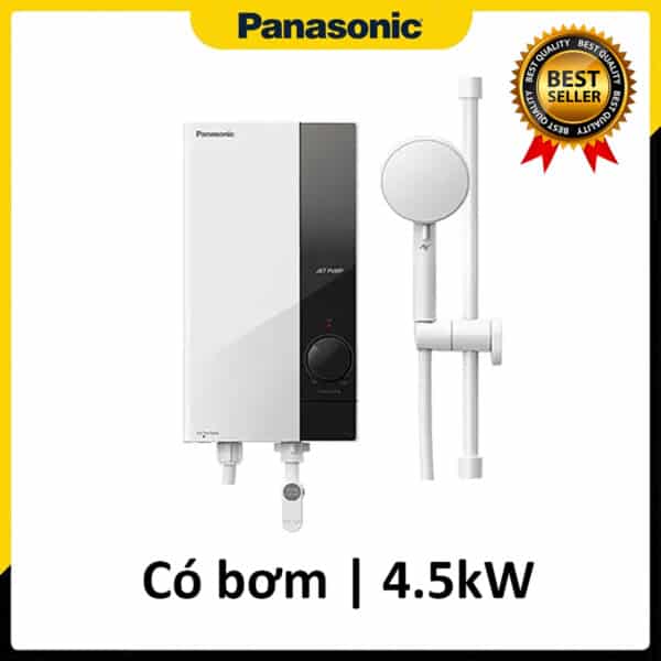Máy nước nóng trực tiếp Panasonic DH-4UP1VW màu trắng có bơm trợ lực (U-Series)