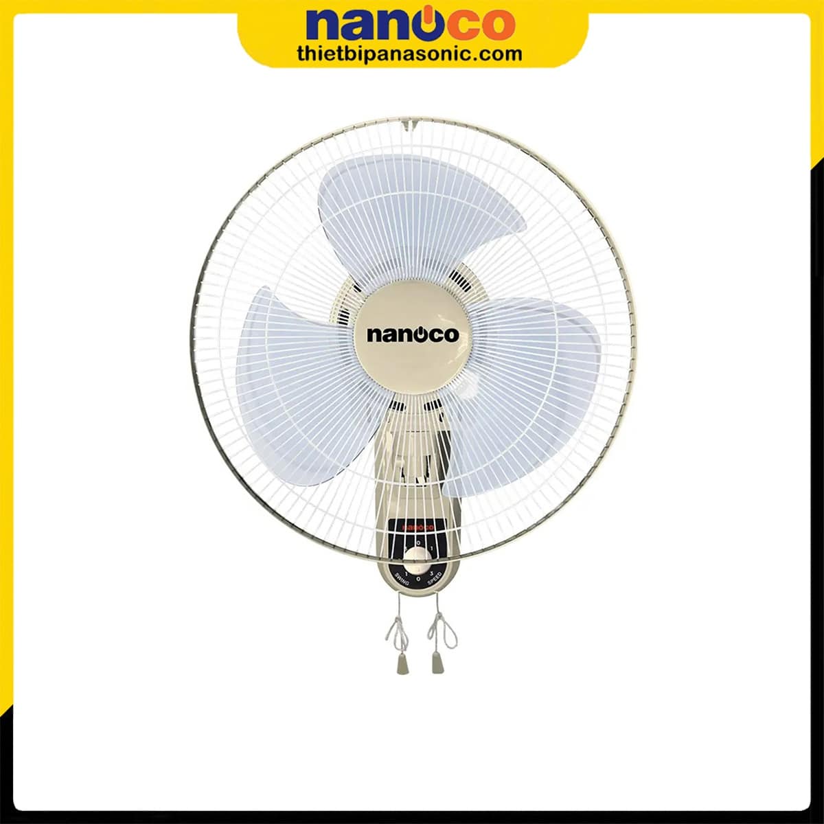 Ngoại hình của Quạt treo tường Nanoco NWF1611BE Màu Be