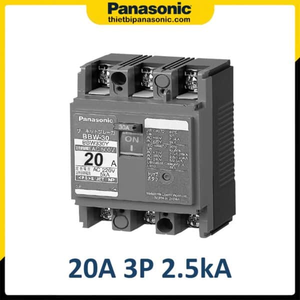 MCCB 20A 3P Panasonic BBW320Y
