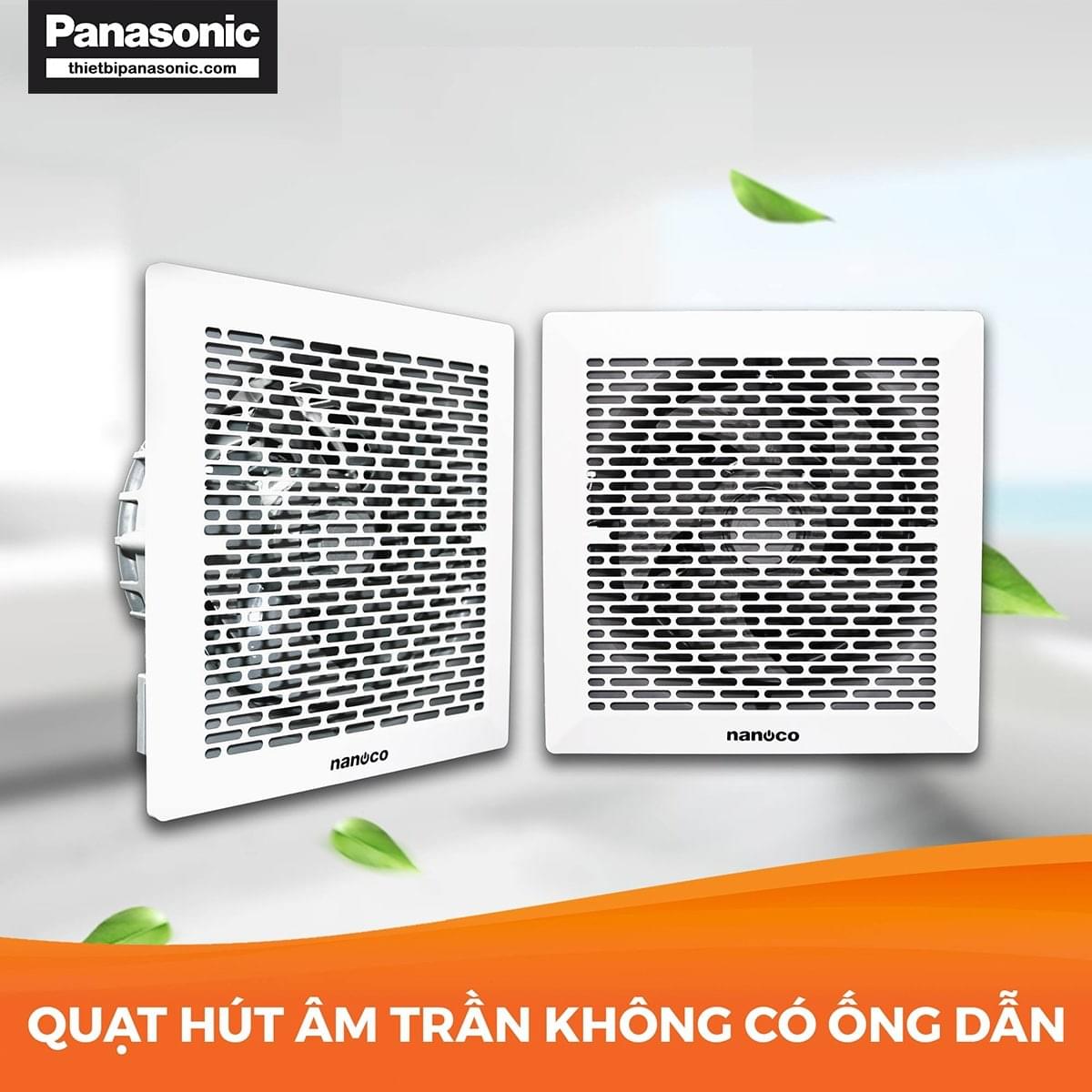 Quạt hút âm trần Nanoco NCV1520 là loại không có ống dẫn