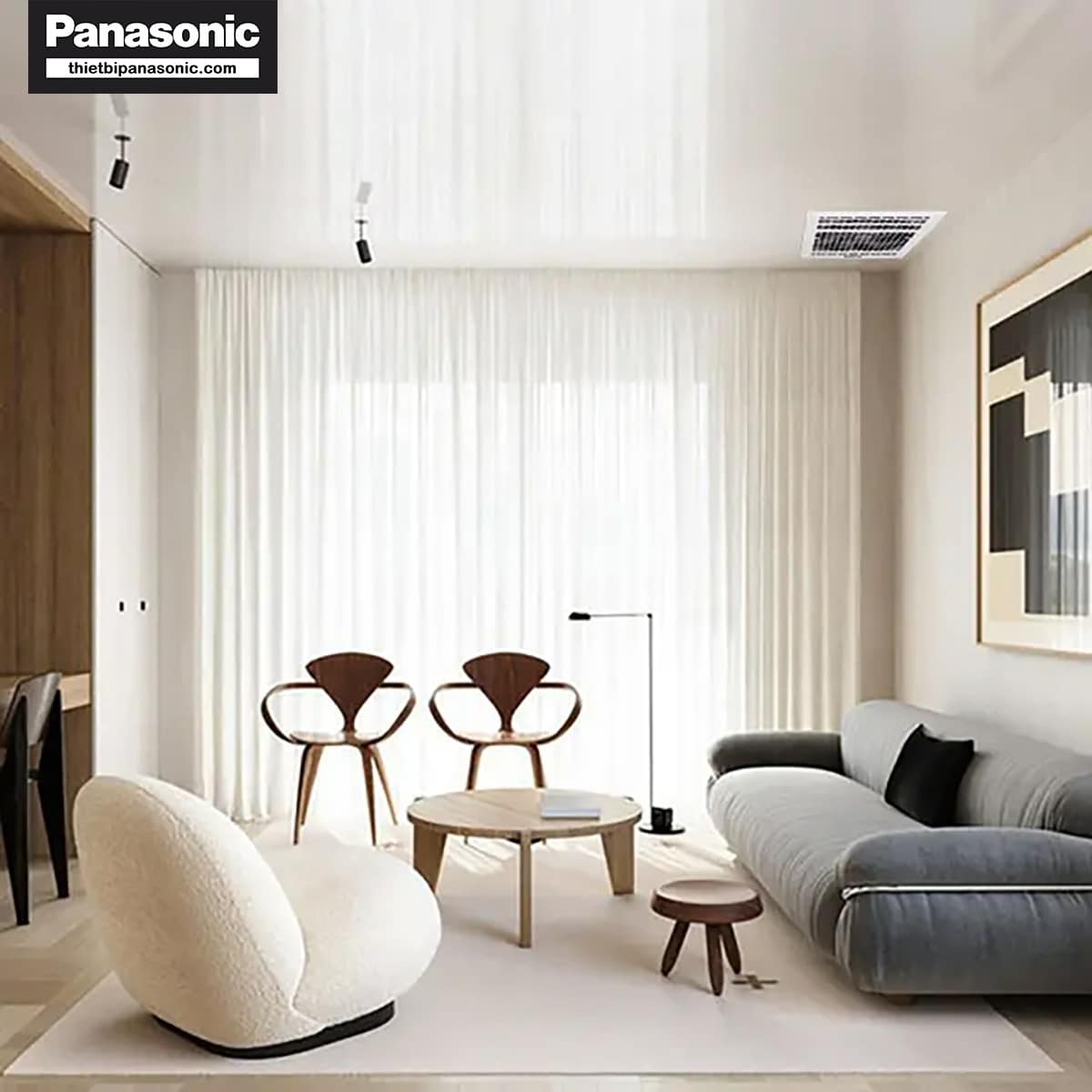 Quạt hút âm trần Nanoco NCV1520 có thiết kế hiện đại, phù hợp mọi không gian mà chúng được lắp đặt