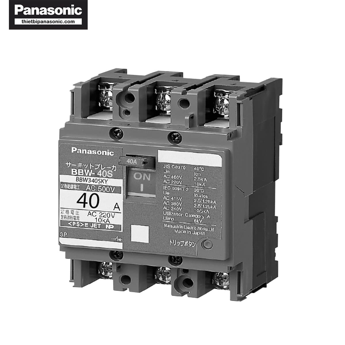 CB Khối Panasonic 40A 3P BBW340SKY
