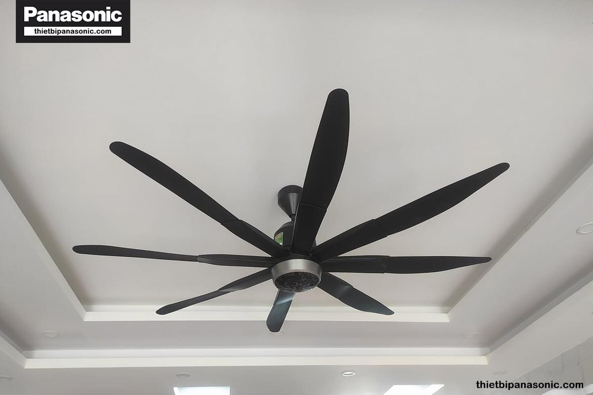 Hình ảnh thực tế của quạt trần 8 cánh Panasonic F-80ZBR