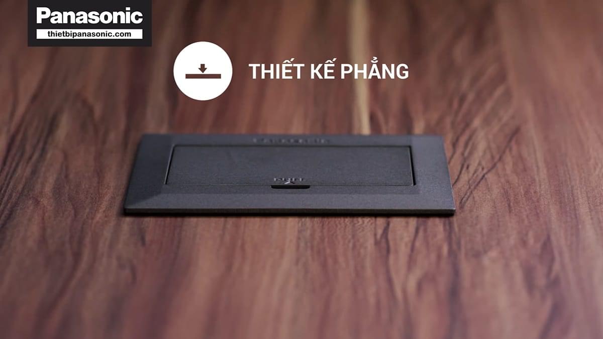 Ổ cắm âm sàn Panasonic DUFS1200LTH-1 có thiết kế phẳng thanh lịch