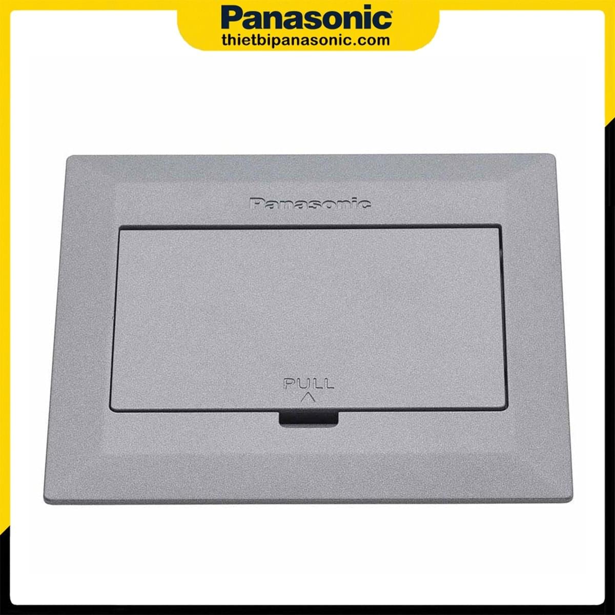 Ổ điện âm sàn Panasonic có màu xám hiện đại, sang trọng