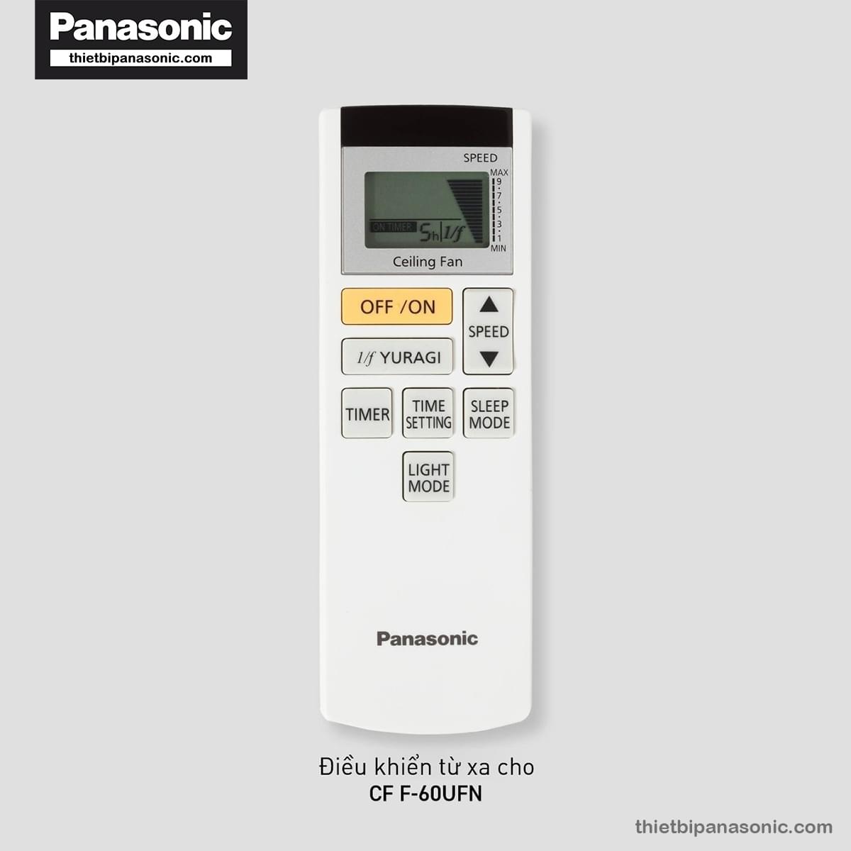 Remote dùng cho Quạt trần Panasonic F-60UFN