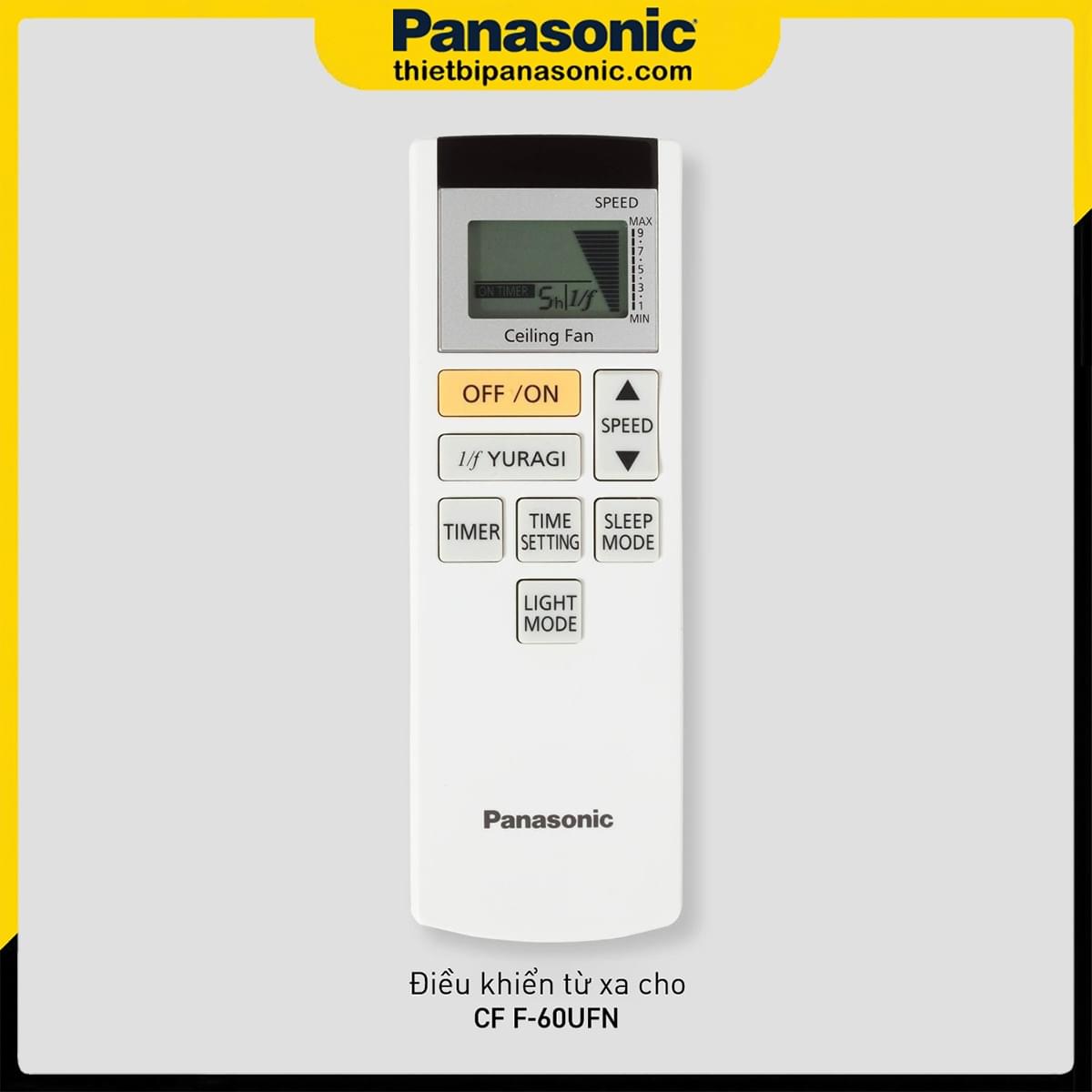 Remote dùng cho Quạt trần Panasonic F-60UFN