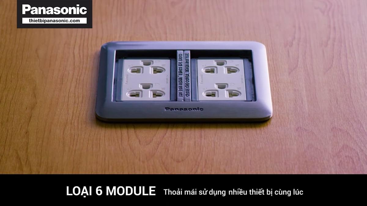 Với 6 module giúp Ổ cắm âm sàn Panasonic DUMF3200LT-1 thoải mái sử dụng trong nhiều trường hợp khác nhau
