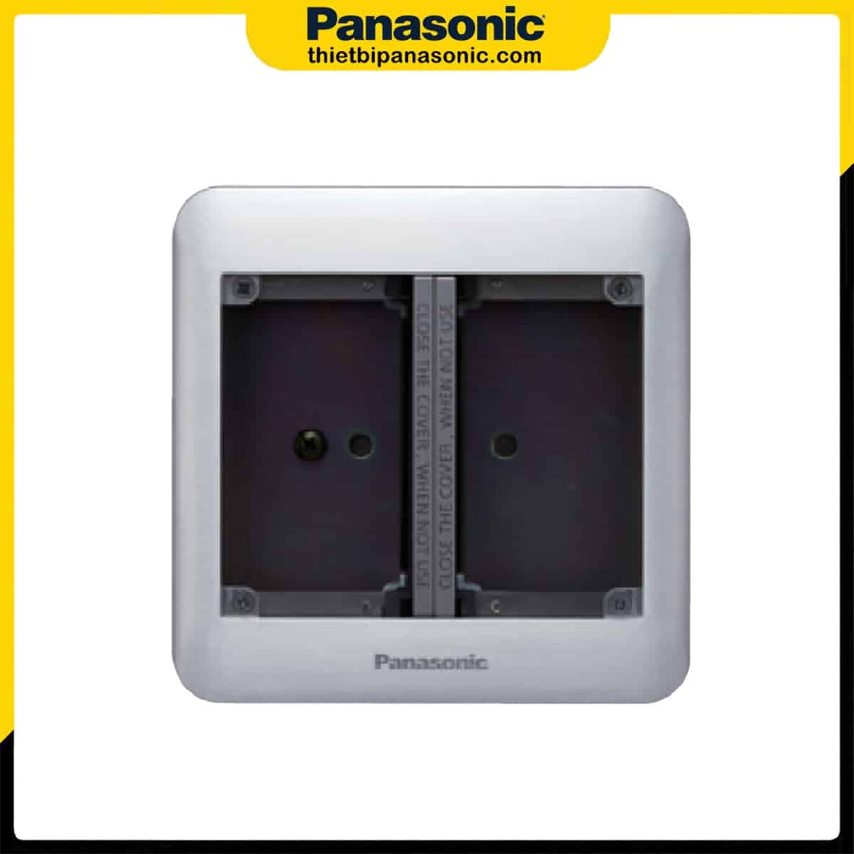 Phía trong của Ổ cắm Panasonic âm sàn DUMF3200LT-1