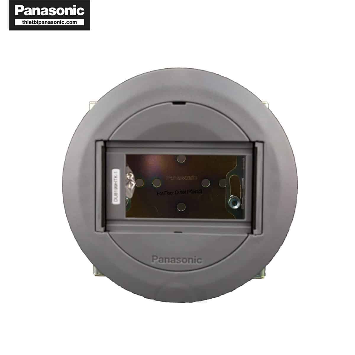 Ổ cắm Panasonic âm sàn DU8199HTK-1 có thiết kế tròn mềm mại, đẹp mắt