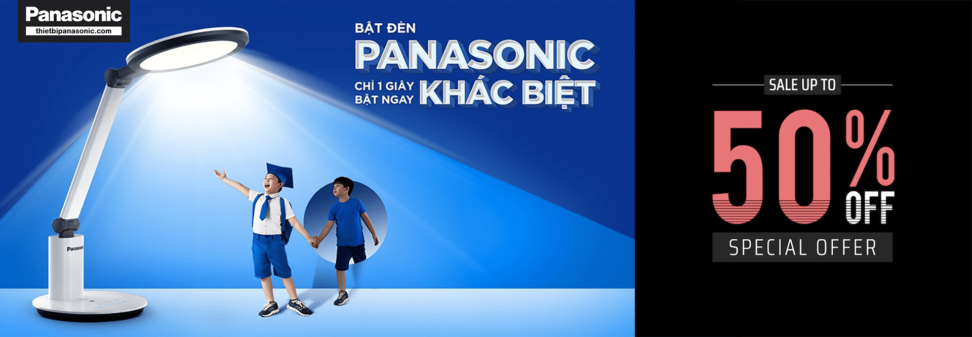 Chương trình giảm giá đèn bàn LED Panasonic - Mùa tựu trường - Back To School