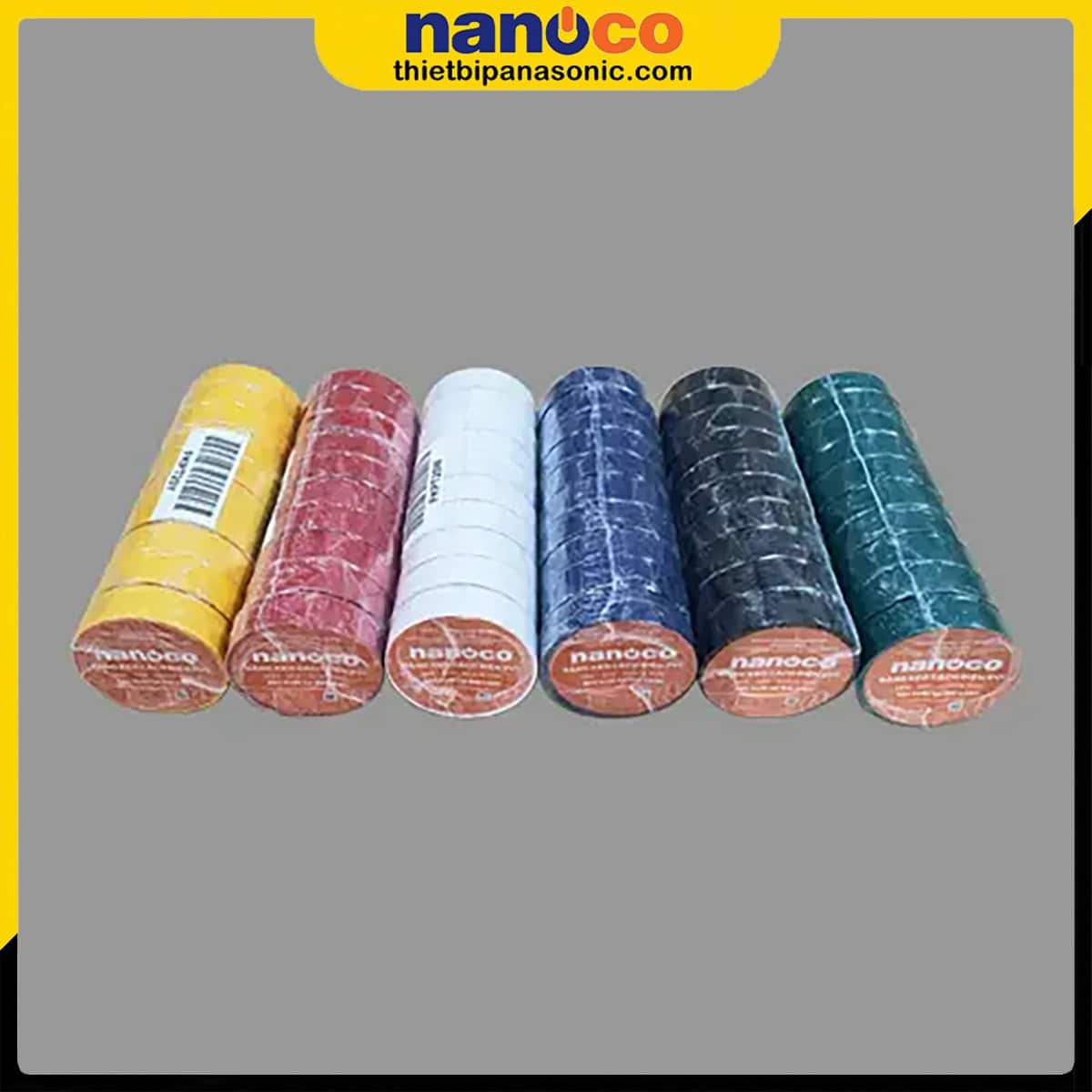 Băng keo điện Nanoco 10 Yard xuất xứ Đài Loan dài 9 mét FKPT10