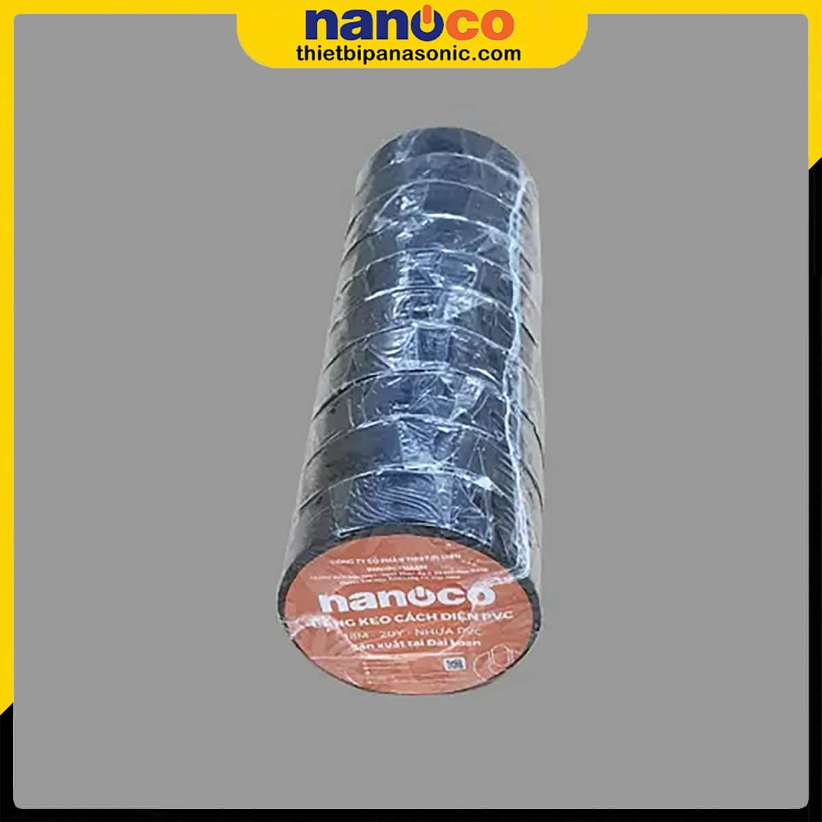 Băng keo Nanoco FKPT10BK màu đen loại 9 mét (10YDS) xuất xứ Đài Loan