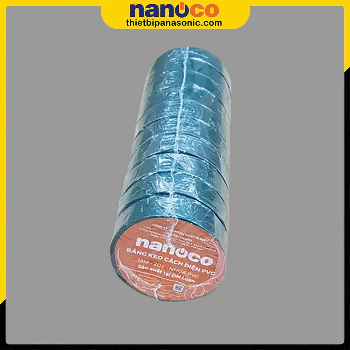 Băng keo Nanoco FKPT10G màu xanh lá loại 9 mét (10YDS) xuất xứ Đài Loan