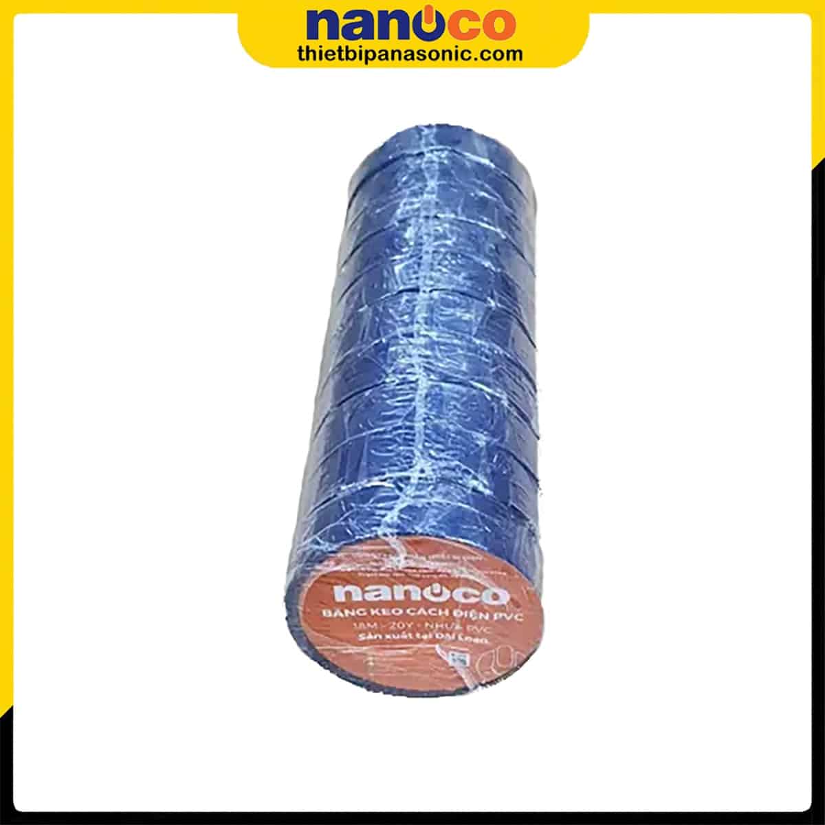 Băng keo Nanoco FKPT20B màu xanh dương loại 18 mét (20YDS) xuất xứ Đài Loan