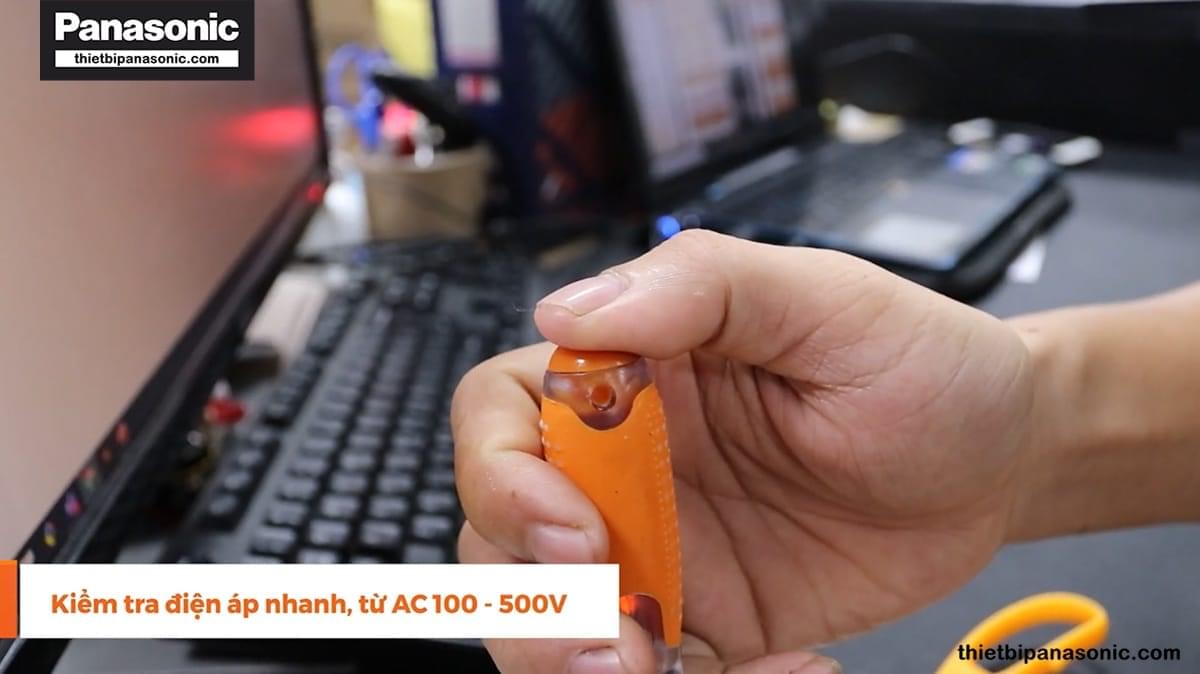 Bút dò điện NEP1501 có thể kiểm tra nhanh điện áp từ 100-500V AC