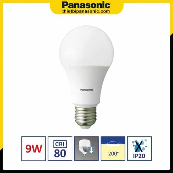 Bóng đèn Panasonic 9W Tròn | LDACH09LG1A7 (Vàng), LDACH09WG1A7 (Trung tính), LDACH09DG1A7 (Trắng)
