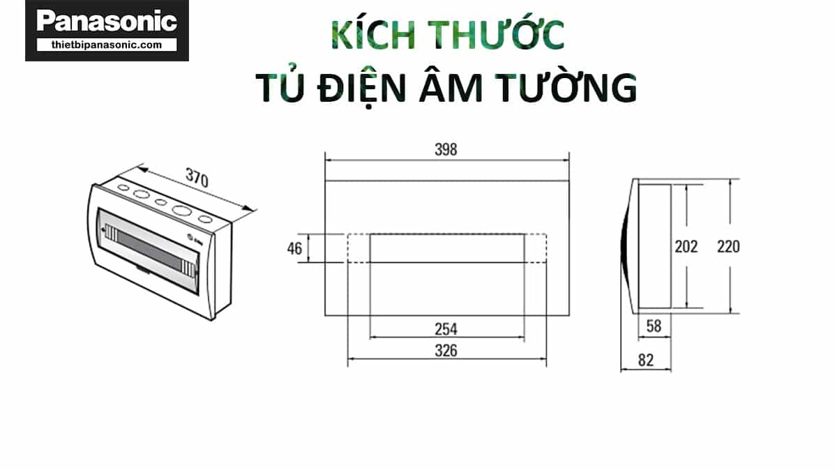 Kích thước tủ điện âm tường - Phân loại và cách lắp đặt an toàn