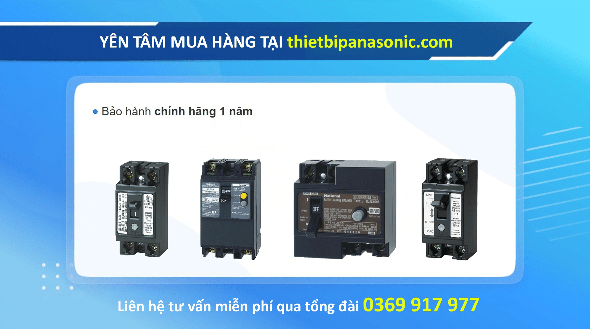 Yên tâm mua cầu dao điện chính hãng tại thietbidiennanoco.vn