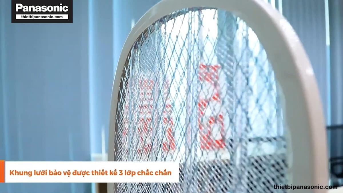 Cận cảnh khung lưới bảo vệ của Vợt muỗi NMR103BE