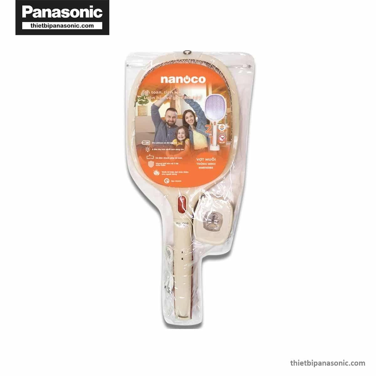 Vợt muỗi NMR103BE được đóng gói đơn giản, chỉn chu, dễ dàng vận chuyển