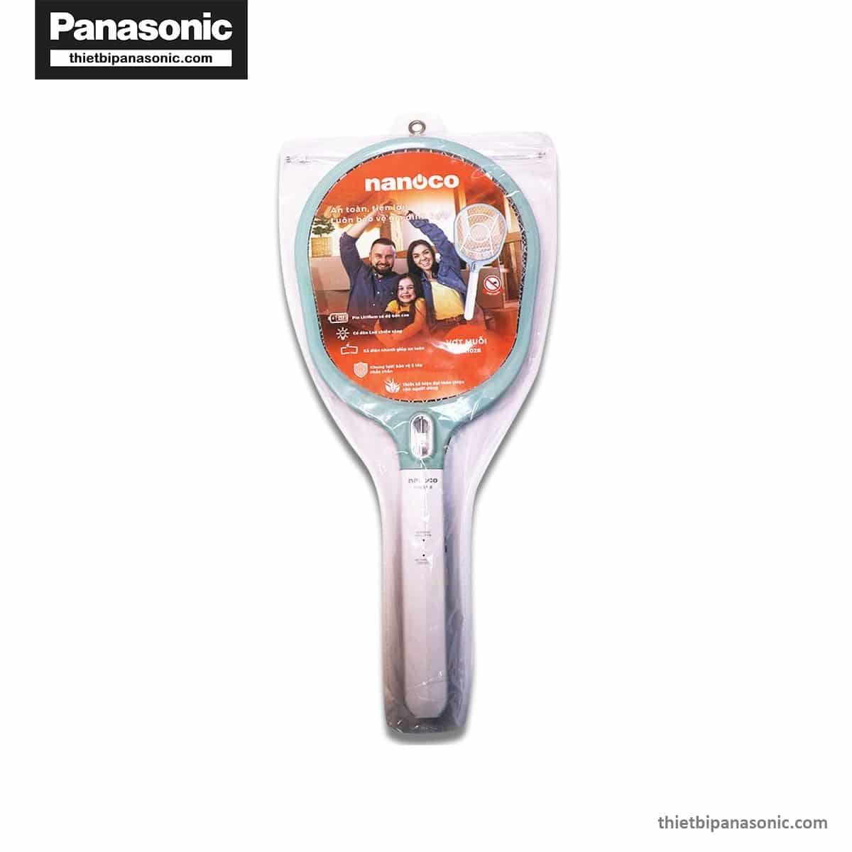 Vợt muỗi Nanoco NMR102B được đóng gọn gọn nhẹ theo quy cách 1 cái/túi