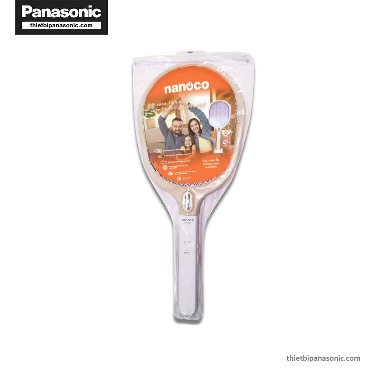 Vợt bắt muỗi Nanoco NMR102BE được đóng gói theo quy cách 1 cái/túi