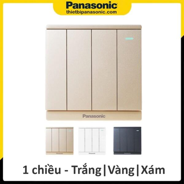 Bộ 4 công tắc đơn 1 chiều Panasonic Moderva