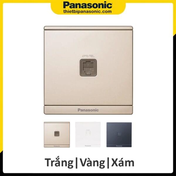 [Moderva] Bộ 1 ổ cắm điện thoại 4 cực Panasonic