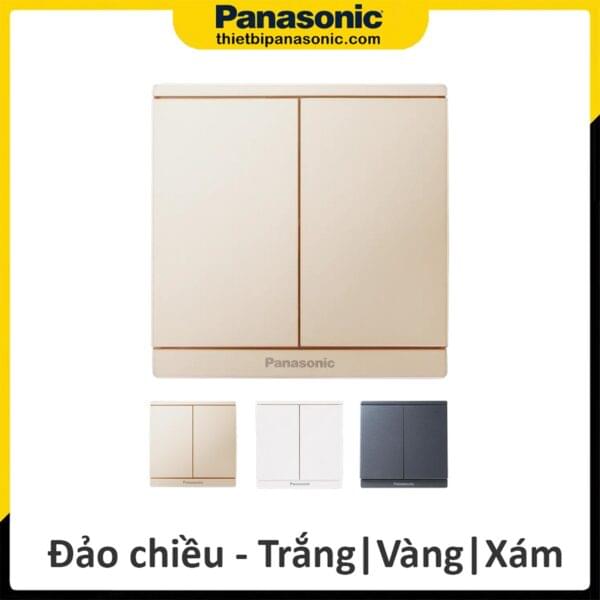 [Moderva] Bộ 2 công tắc đảo chiều Panasonic Trắng/Vàng/Xám