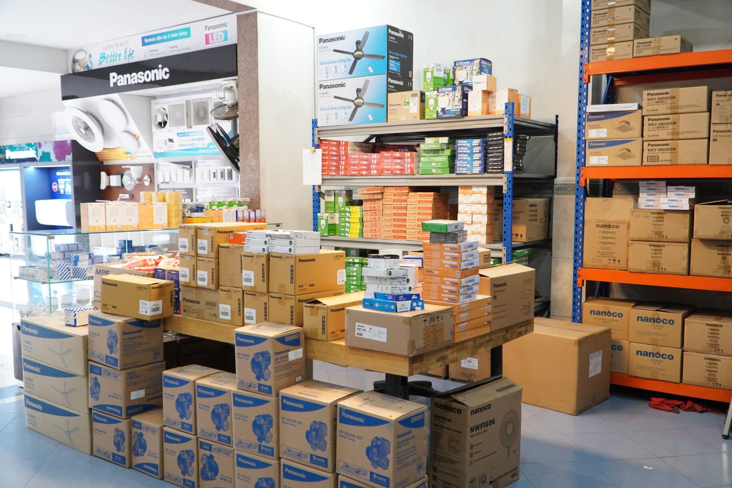 3.3 Ảnh kho hàng Tổng Kho Thiết Bị Panasonic TPHCM Ảnh kho hàng Tổng Kho Thiết Bị Panasonic TPHCM