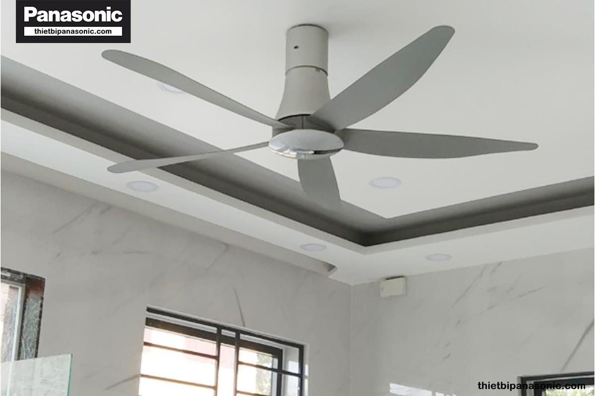 F-60TAN -12 Hình ảnh thực tế lắp đặt quạt trần Panasonic của khách hàng tại Thietbipanasonic.com