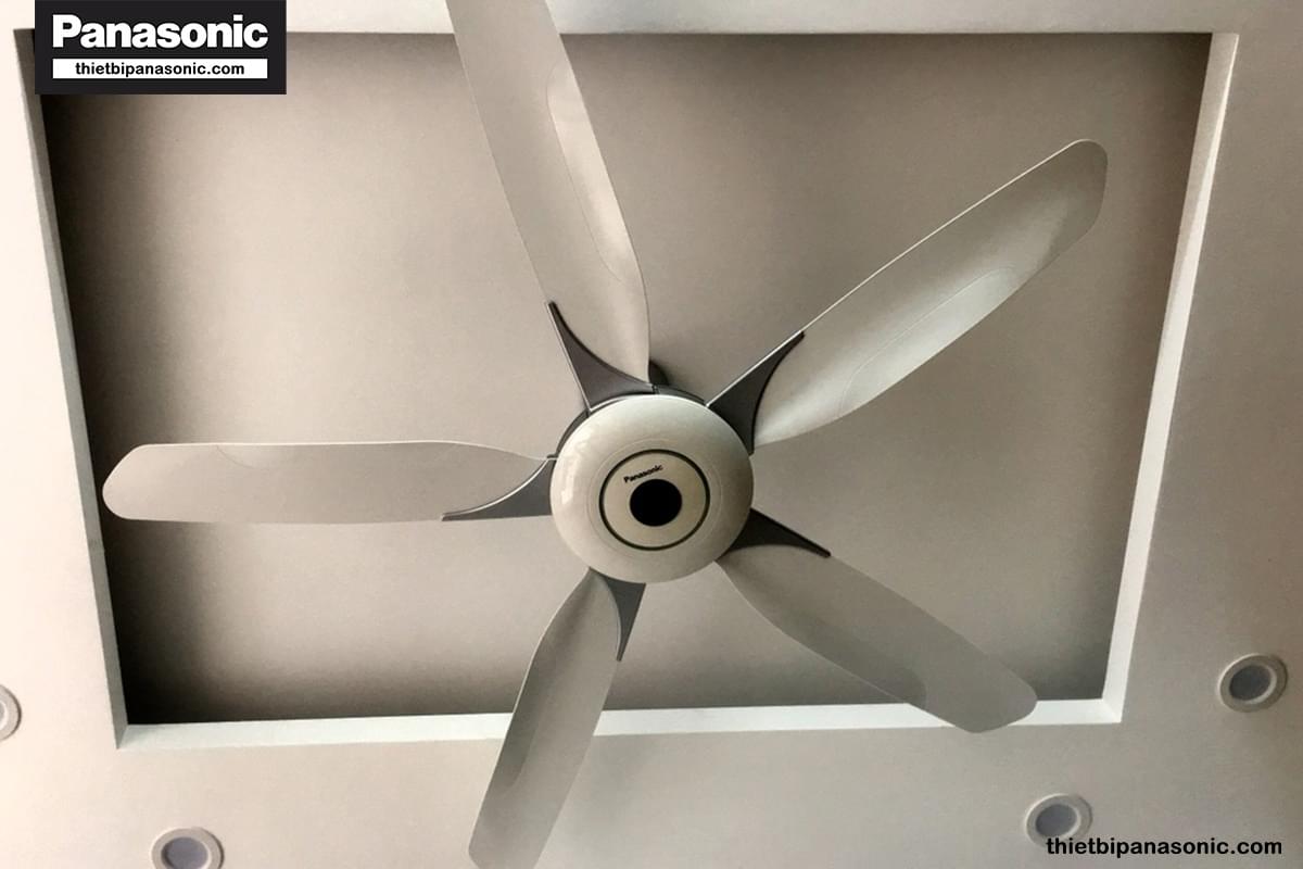 F-60WWK -2-1 Hình ảnh thực tế lắp đặt quạt trần Panasonic của khách hàng tại Thietbipanasonic.com