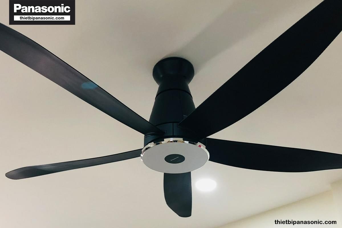 F-60XDN Màu đen -3 Hình ảnh thực tế lắp đặt quạt trần Panasonic của khách hàng tại Thietbipanasonic.com