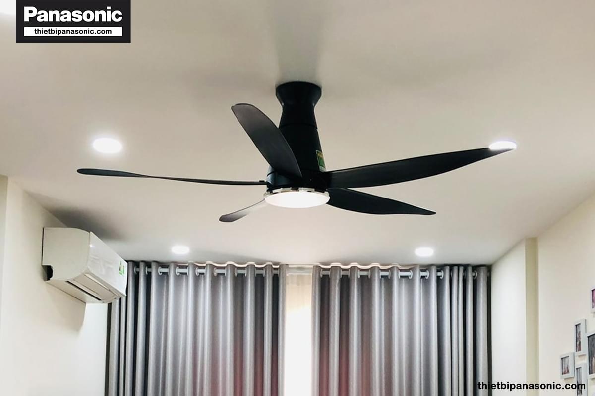 F-60XDN Màu đen -7 Hình ảnh thực tế lắp đặt quạt trần Panasonic của khách hàng tại Thietbipanasonic.com