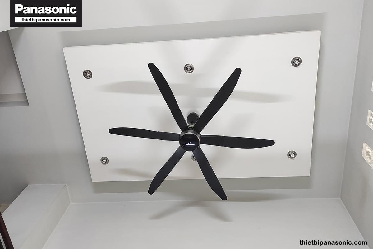 Quạt trần Panasonic 6 cánh - Hình ảnh thực tế Hình ảnh thực tế lắp đặt quạt trần Panasonic của khách hàng tại Thietbipanasonic.com