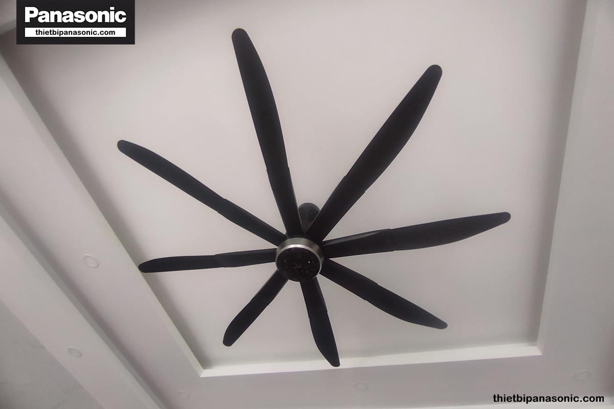 Quạt trần Panasonic 8 cánh F-80ZBR -0 Hình ảnh thực tế lắp đặt quạt trần Panasonic của khách hàng tại Thietbipanasonic.com