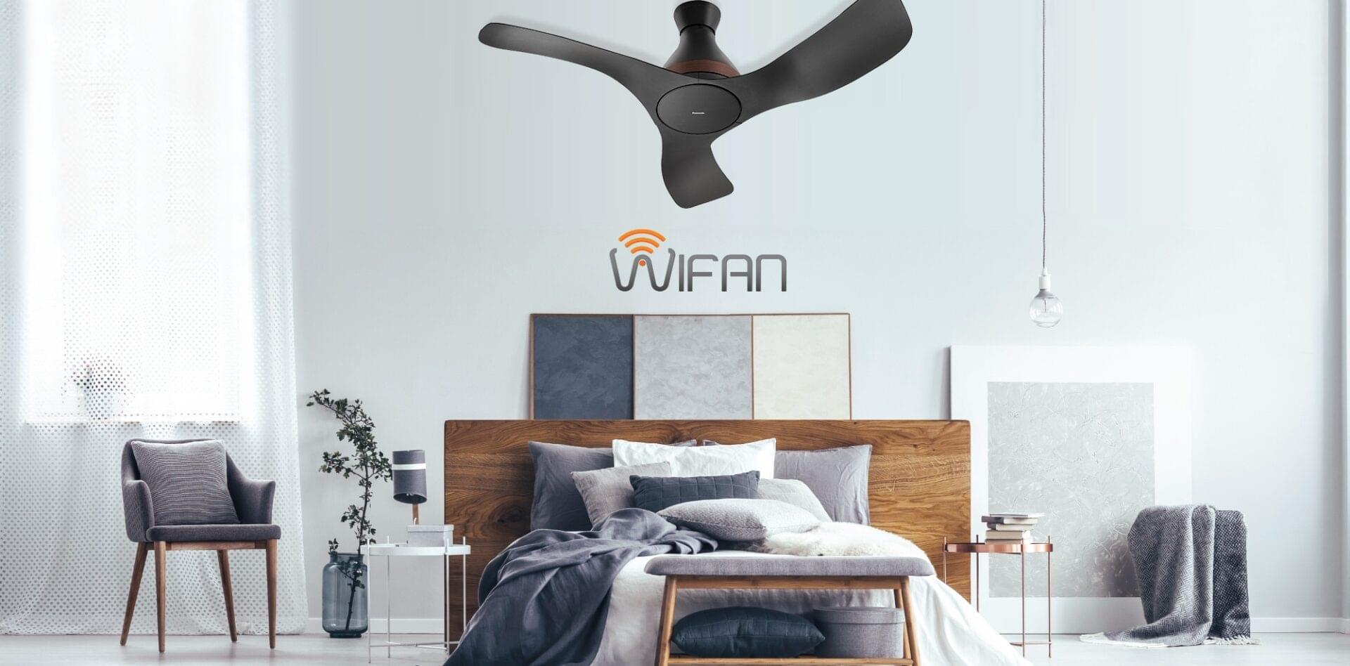 Quạt trần thông minh Panasonic 3 cánh có đèn