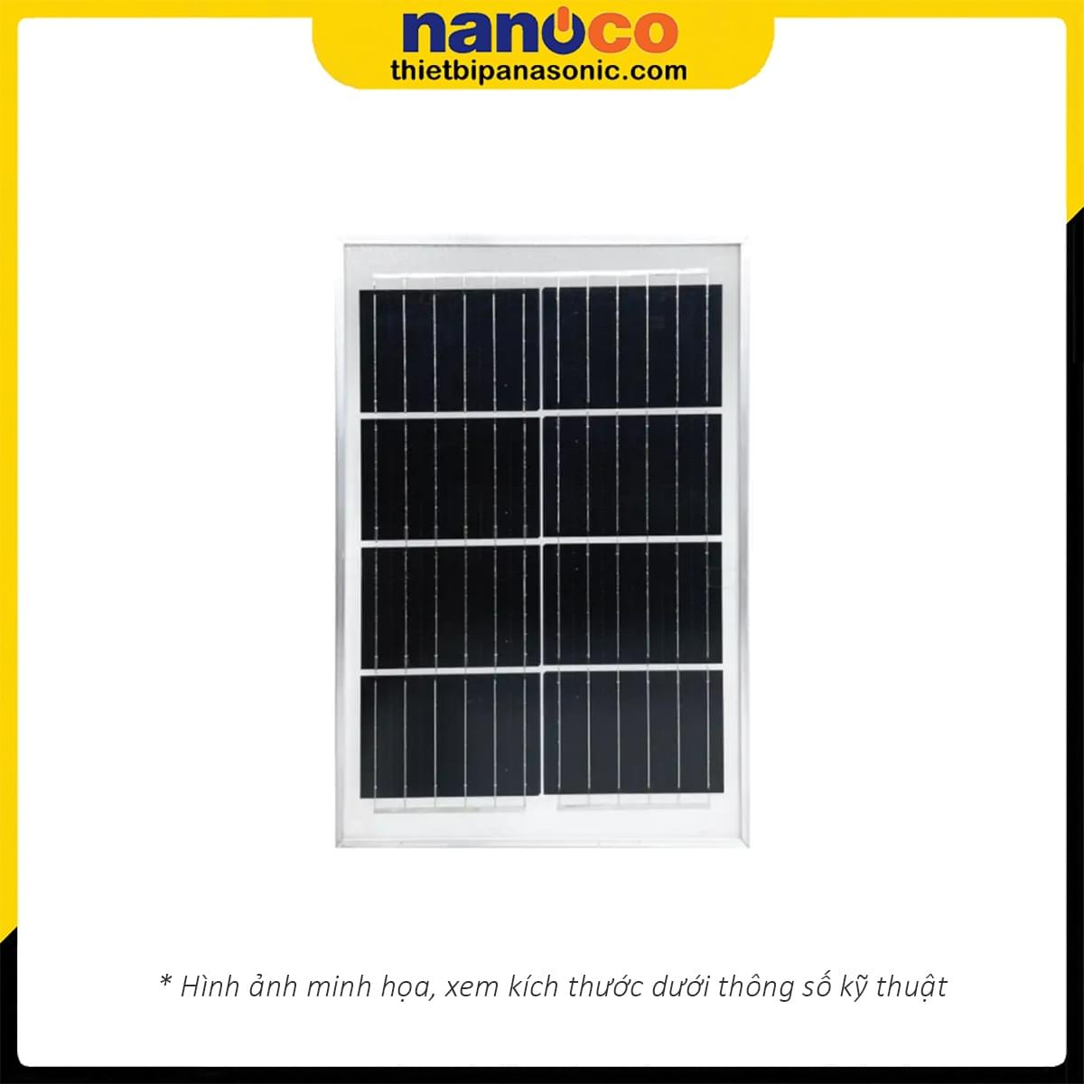 Tấm pin solar của đèn pha năng lượng mặt trời NLFSS1006