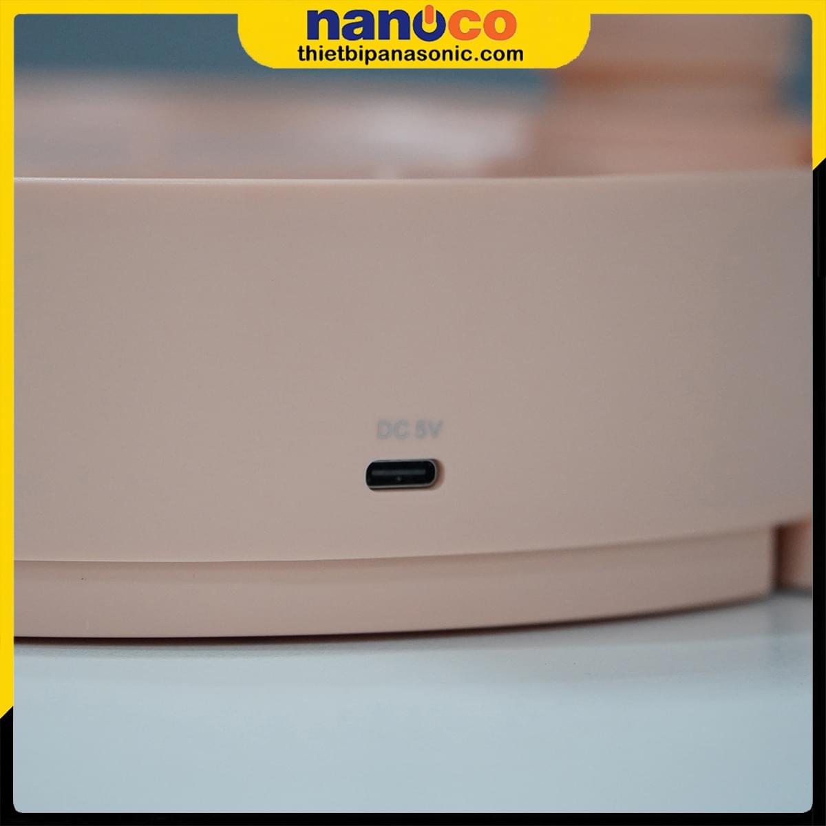 Quạt sạc điện NFF1618P sử dụng cổng sạc mới USB Type C