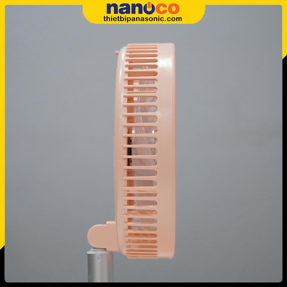 Hình ảnh thực tế của Quạt sạc điện mini NFF1618P Màu Hồng