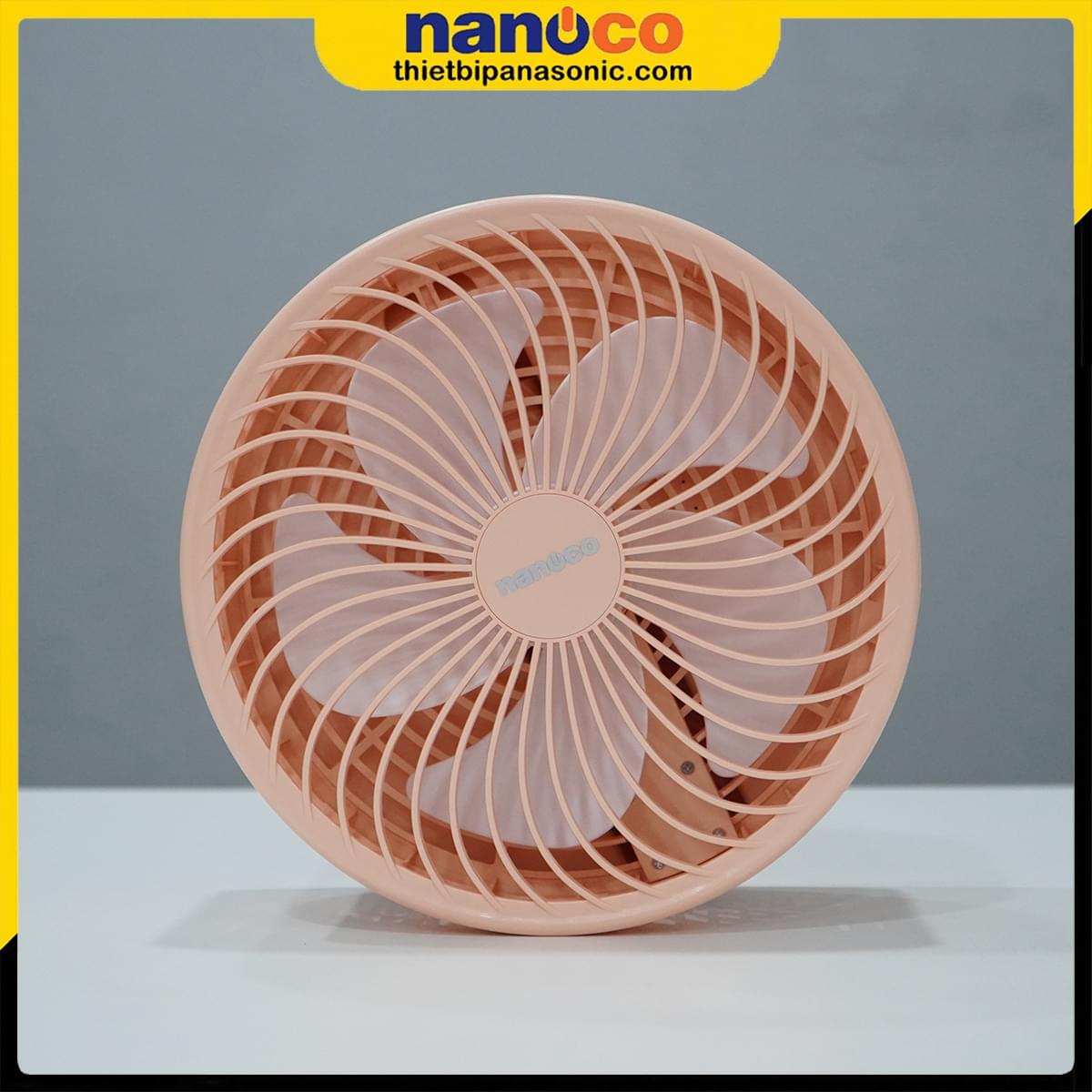 Hình ảnh thực tế của Quạt sạc điện mini NFF1618P Nanoco