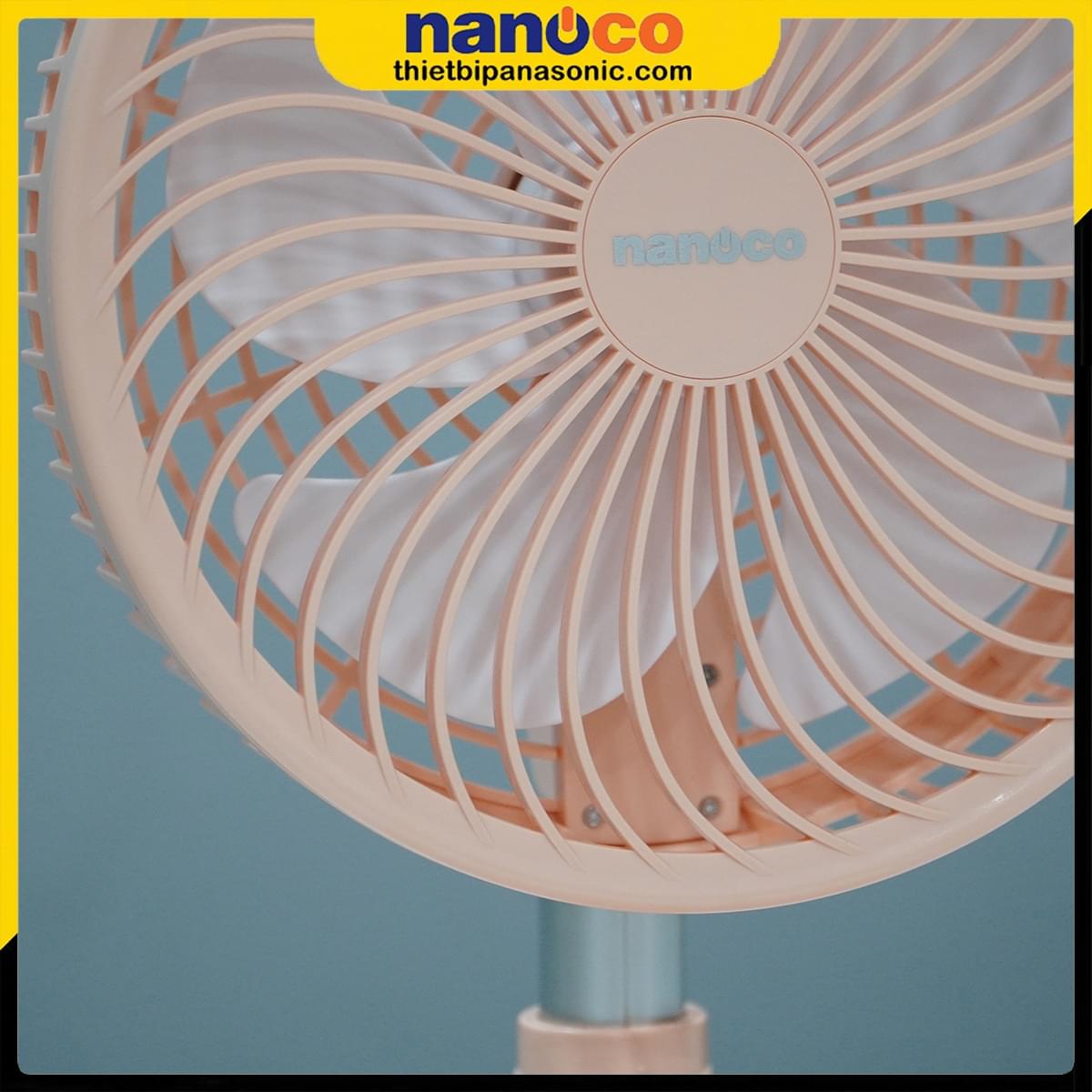 Nan Quạt gấp gọn Nanoco NFF1618P được thiết kế lại đảm bảo quan toàn trong quá trình sử dụng